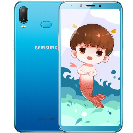 【预售商品】三星 Galaxy A6s(SM-G6200)手机 花木蓝(6G+128G)