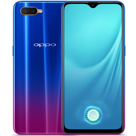 OPPO R15x 屏下指纹水滴全面屏 6G+128G手机 星云渐变色